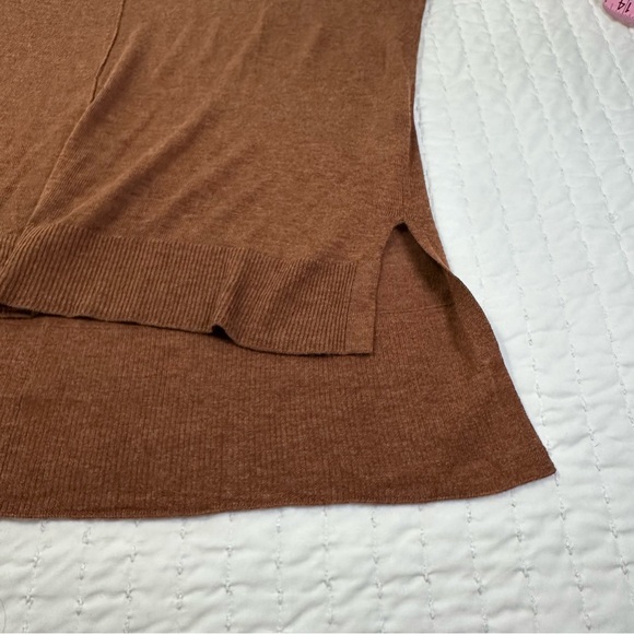 H&M Viscose Blend Women's Brown Crew Neck Oversized Sweater Size S - Picture 10 of 11